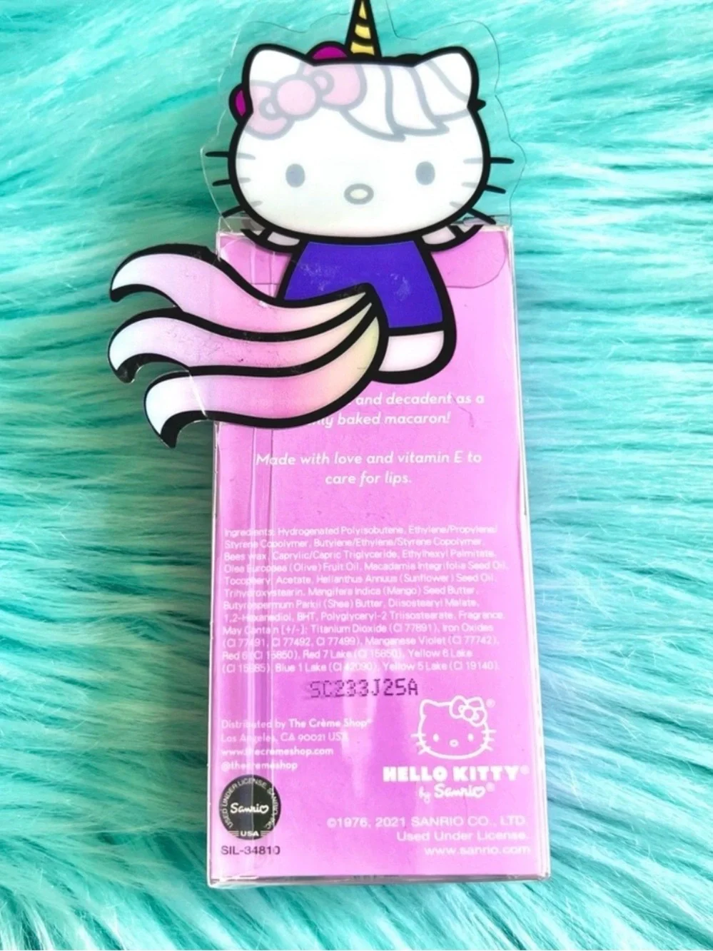Crème Shop X Sanrio Rainbow Sherbet Hello Kitty Limited Edition Lip Balm